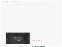 Tablet Screenshot of candythemes.com